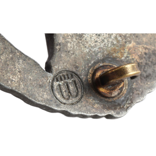 Original German WW2 Silver Grade Luftwaffe Anti-Aircraft Flak Badge by E. Ferdinand Wiedmann of Frankfurt - Image 5