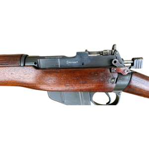 Alternative view of WW2 British Savage Enfield No.4 MK1 Caliber .303 *Marked “U.S. Property Rifle (Original)