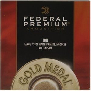 Federal Premium Gold Medal Large Pistol Match Primers #150M