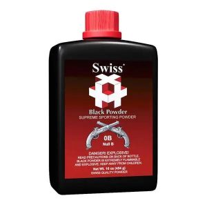 SWISS BLACK POWDER NULL-B 1/2LB (8oz) 25/CS