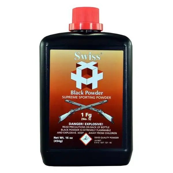 SWISS BLACK POWDER 1F 1LB 25/CS