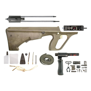 Malaysian Steyr AUG 5.56x45 Kit Bullpup Rifle Parts Kit w/ Cleaning Kit - Surplus - Good Condition - Left Handed