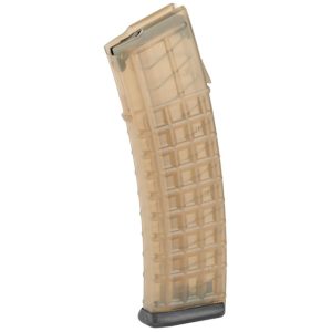 Steyr OEM 5.56x45mm NATO Magazine, Clear with Black Floor Plate, Fits Steyr Arms AUG, 42rd